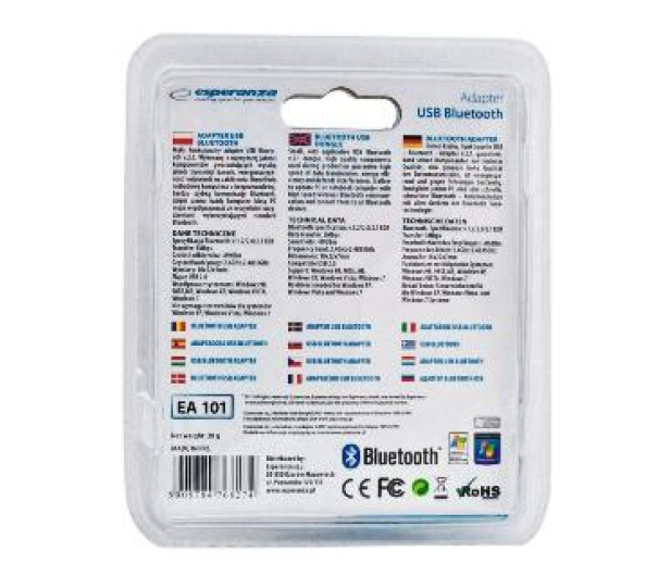 ESPERANZA ADAPTER BLUETOOTH USB - 79377 - zdjęcie 4